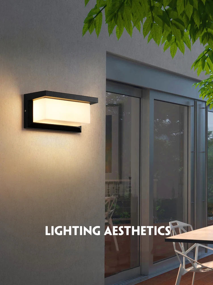 LED Outdoor Wall Light with Motion Sensor