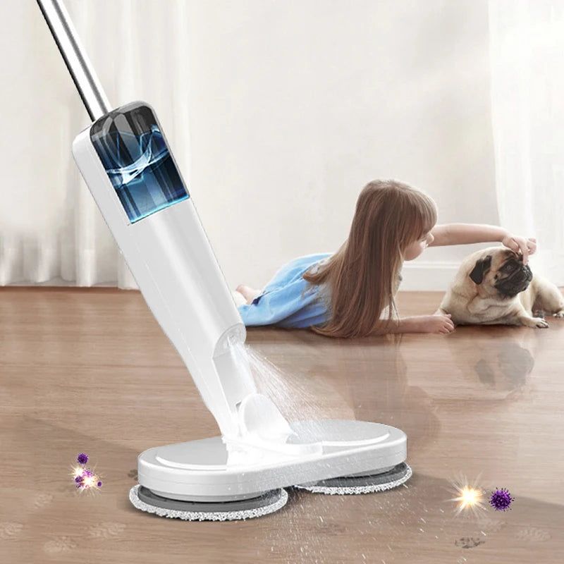 Wireless Electric Spin Mop 2-in-1 Cleaner